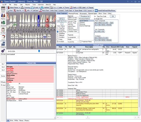 Dental software module